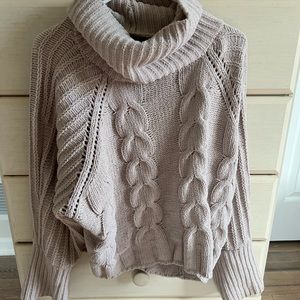 moon & Madison beige oversized winter sweater